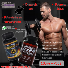 DUO POTENCIADOR DE TESTOSTERONAS SEXSHOP LOS OLIVOS